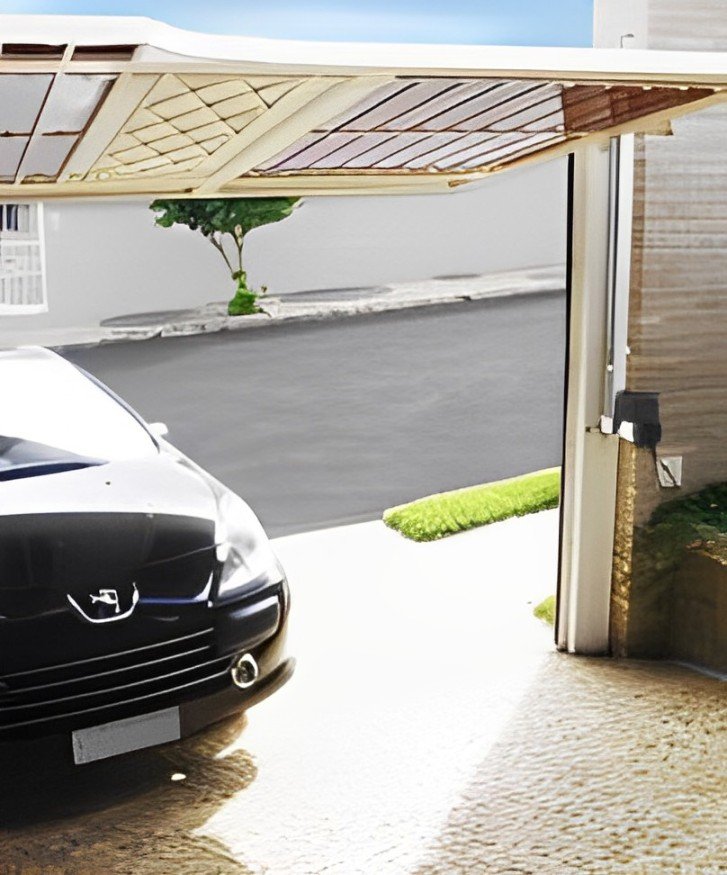 motor e automatizacao portão basculante - serralheria solo brasileiro